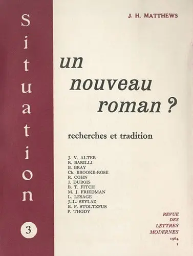 Un Nouveau roman ? : recherches et tradition