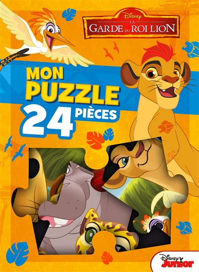 La garde du roi lion : mon puzzle 24 pièces