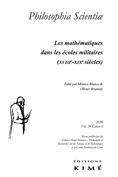 Philosophia scientiae, n° 24-1. Les mathématiques dans les écoles militaires (XVIIIe-XIXe siècles)