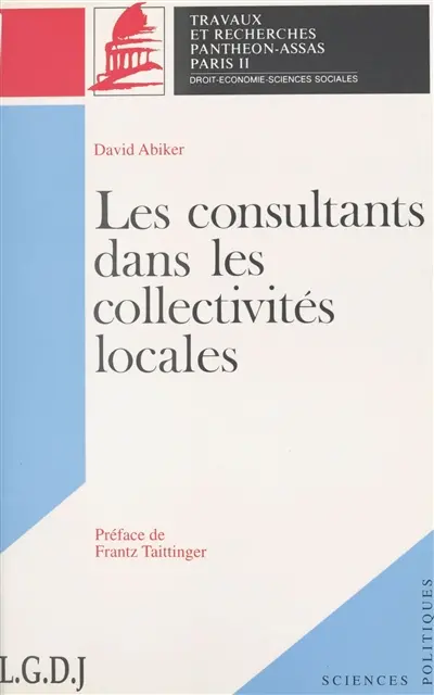 Les consultants dans les collectivités locales