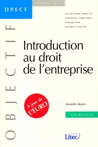 Exercices d'Introduction au droit de l'entreprise