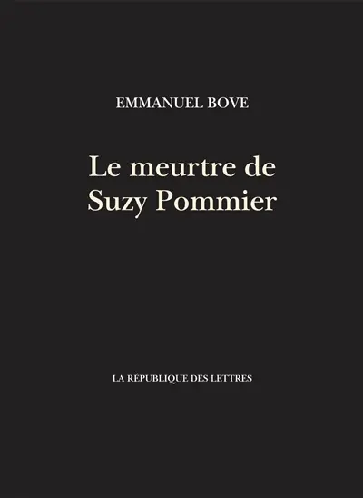 Le meurtre de Suzy Pommier