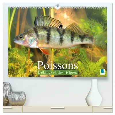 Poissons : d'étangs et des rivières (Calendrier mural 2027 DIN A2 vertical) calendrier de bureau : Prises de vues sous-marines grandioses de poissons qui évoluent dans nos eaux