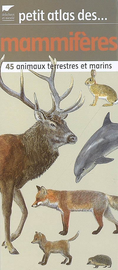Petit atlas des mammifères : 45 animaux terrestres et marins