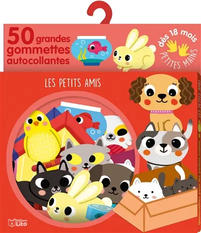 Les petits amis : 50 grandes gommettes autocollantes