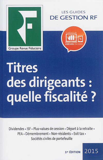 Titres des dirigeants :...