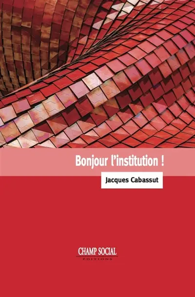 Bonjour l'institution ! : formation, supervision et pratiques institutionnelles : Freud, Marx, Lacan, Oury, Tosquelles et quelques autres...