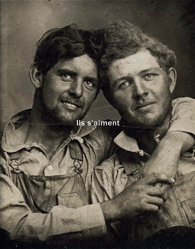 Ils s'aiment : un siècle de photographies d'hommes amoureux 1850-1950