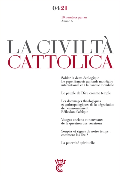 Civiltà cattolica (La), n° 4 (2021)