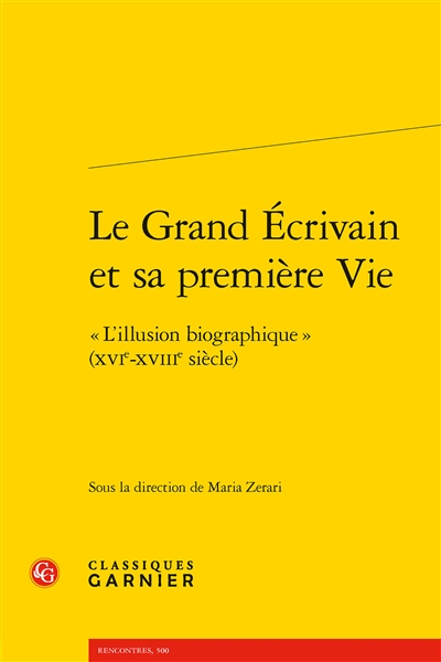 Le grand écrivain et sa...