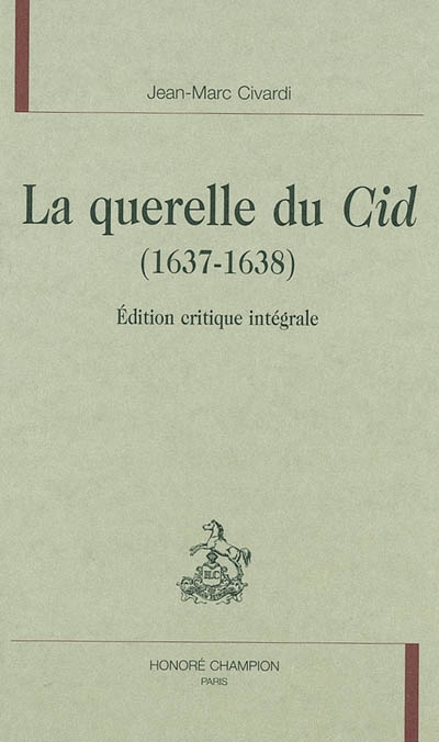 La querelle du Cid...
