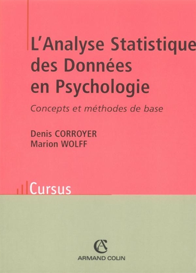 L'analyse statistique des données en psychologie : concepts et méthodes de base
