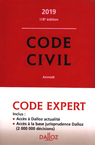 Code civil 2019 - Expert