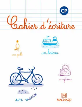 Cahier d'écriture, CP