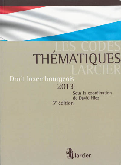 Droit luxembourgeois 2013