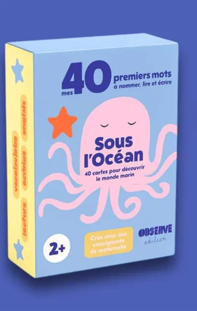 Sous l'océan : 40 cartes pour découvrir le monde marin