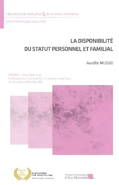 La disponibilité du statut personnel et familial