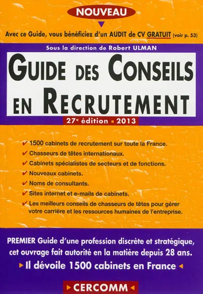 Guide des conseils en recrutement