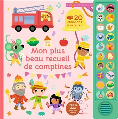 Mon plus beau recueil de comptines : 20 chansons à écouter