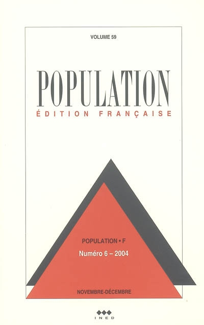 Population, n° 6 (2004)