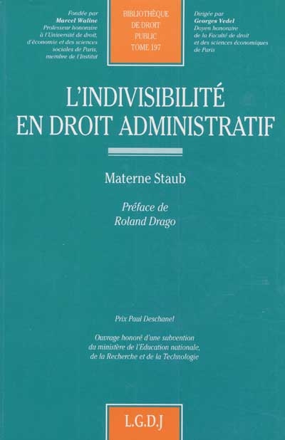 L'indivisibilité en droit administratif