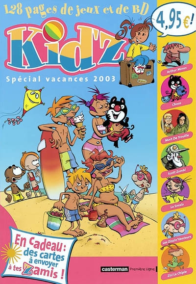 Kid'z, n° 1. Spécial vacances 2003 : 128 pages de jeux et de BD