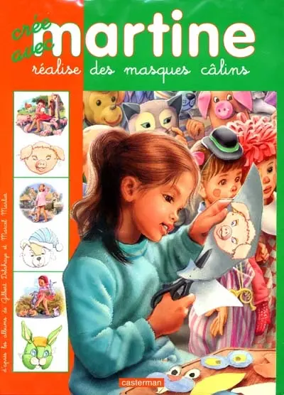 Crée avec Martine, réalise des masques câlins