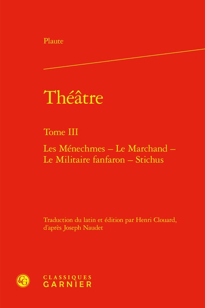 Théâtre. Vol. 3