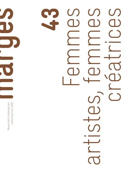 Marges, n° 43. Femmes artistes, femmes créatrices