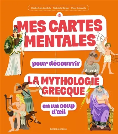 Mes cartes mentales pour découvrir la mythologie grecque en un coup d'oeil