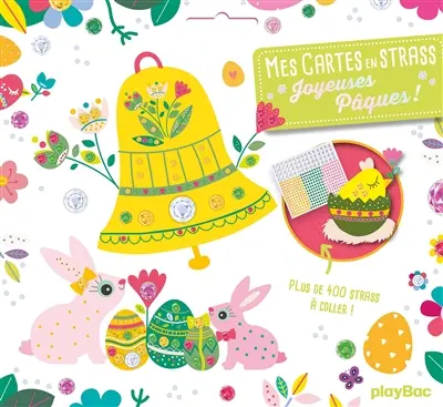 Mes cartes en strass : joyeuses Pâques !