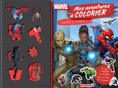Marvel : sauvons la planète ! : mes aventures à colorier