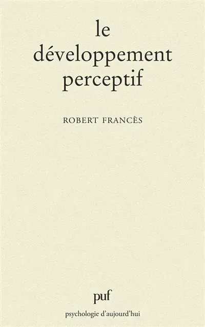 Le Développement perceptif