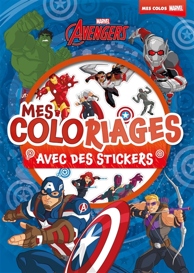 Avengers : mes coloriages avec des stickers