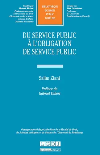 Du service public à l'obligation de service public