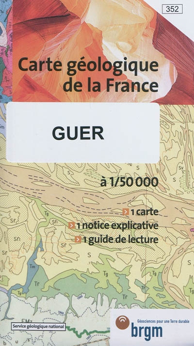 Guer : carte géologique de la France