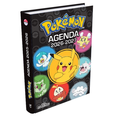 Pokémon : Agenda avec jeux 2026-2027