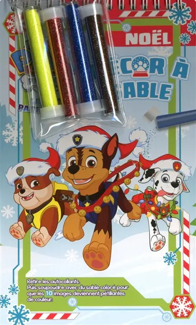 La Pat' Patrouille : Noël : décor à sable