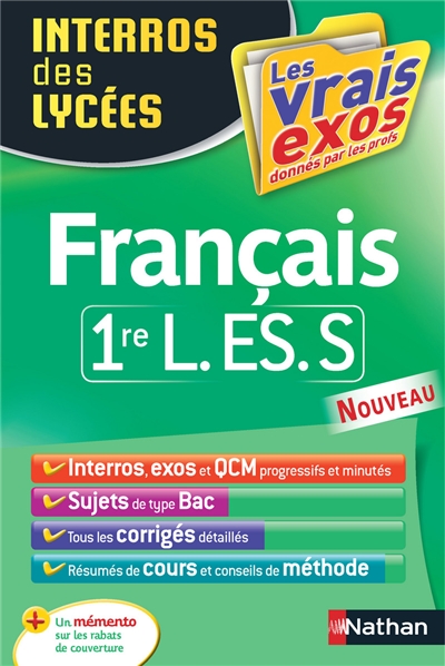 Français 1re L, ES, S