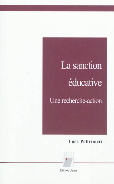 La sanction éducative : une recherche-action