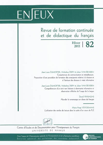 Enjeux, n° 82