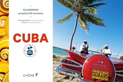 Cuba : calendrier perpétuel 52 semaines