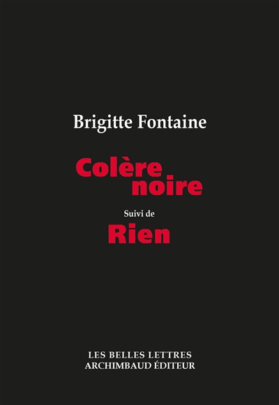 Colère noire. Rien