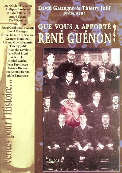 Que vous a apporté René Guénon