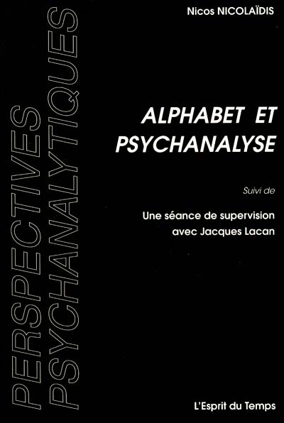 Alphabet et psychanalyse