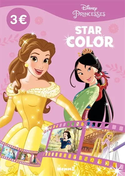 Disney princesses : Belle et Mulan : star color