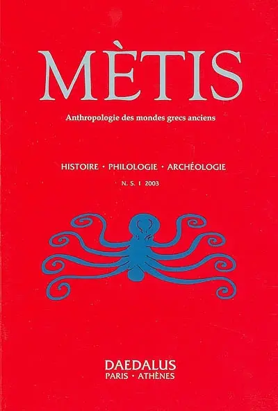 Mètis, nouvelle série, n° 1