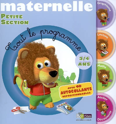 Maternelle, petite section : 3-4 ans