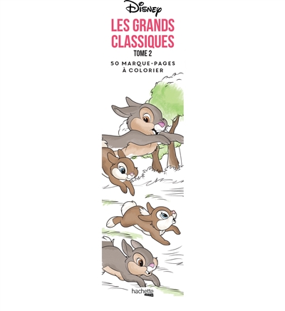 Les grands classiques : 50 marque-pages à colorier. Vol. 2