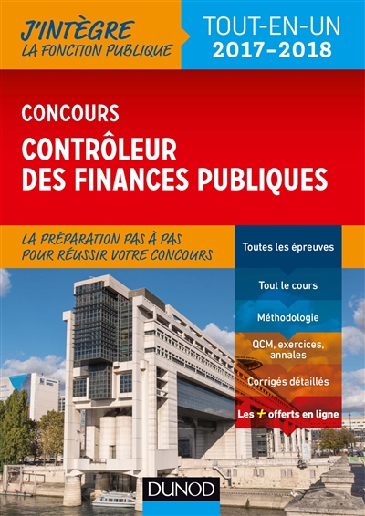 Concours contrôleur des finances publiques 2017-2018 : tout-en-un